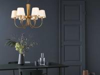 Luster OLGA 6 lampen goud - thumbnail