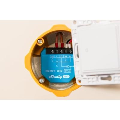 SHELLY 2L Gen3 Dubbele WiFi-relais zonder neutrale draad
