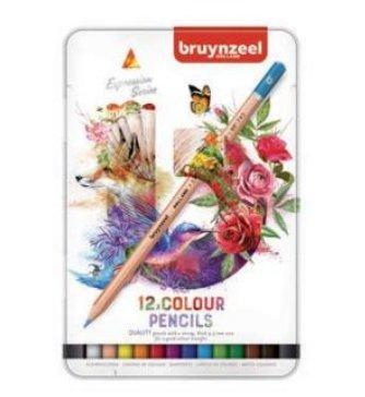 Kleurpotlood bruynzeel expression blik 12 kleuren