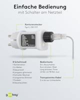 Kerstgordijn voor buiten - 80 LED - Lengte 1m - thumbnail