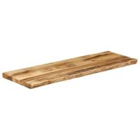 Tafelblad met natuurlijke rand 110x40x2,5 cm massief mangohout - thumbnail