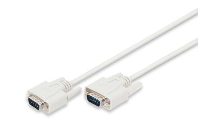 Digitus AK-610107-020-E 2m DSUB, 9-pin DSUB, 9-pin Beige seriële kabel