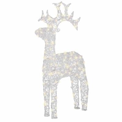 Led rendier 110 cm transparant warm wit