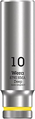 Wera 8790 HMA Deep Hand- en Machinedop met 1/4"-aandrijving, 10,0 x 50 mm - 05004507001