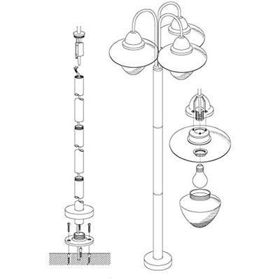 Eglo Staande tuinlampSidney - 83971
