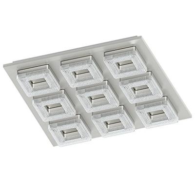 Eglo Led plafondlampFradelo 9x4w - 3000K - 44cm chroom met kristal - 95658