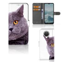 Nokia G10 | G20 | Telefoonhoesje | Met pasjeshouder | Kat - thumbnail