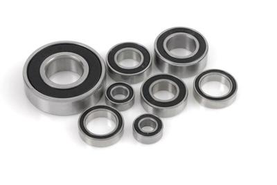 Kogellager Chrome, Rubber dichting, 3X6X2 - MR63, (4 st)
