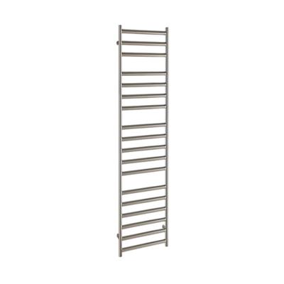 EH Design Radiator Athena Met Digitale Thermosstaat 50x140 cm Geborsteld RVS Chroom EH Design