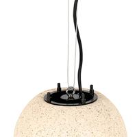 QAZQA Moderne buiten hanglamp grijs 25 cm IP65 - Nura - thumbnail