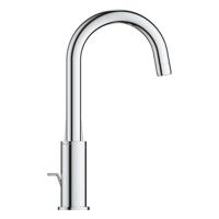 GROHE Euroeco Wastafelmengkraan - l-size - met trekwaste - chroom 24272001 - thumbnail