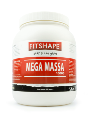 Fitshape Mega Massa 16000 Vanille Fitshape Mega Massa 16000 Vanille