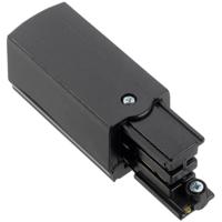 Spanningsrail Voedingsconnector - Pragmi VYRO - 3 Fase - Zwart - Links - thumbnail