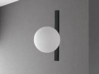 ECO-Light Wandleuchte 9110-AP1 NERO Wandlamp E14 Wit, Zwart - thumbnail