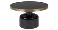 Zuiver Ronde Salontafel 'Glam' 60cm, kleur Zwart - thumbnail