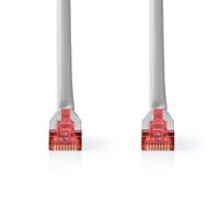 Nedis CAT6 Netwerkkabel | RJ45 Male | RJ45 Male | SF/UTP | 5.00 m | Rond | PVC | Grijs | Label - CCGL85220GY50 - thumbnail