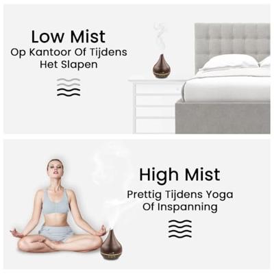 Aroma diffuser zwart Timber donker hout 400ml Aroma diffuser zwart Timber donker hout 400ml