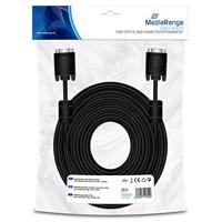 MediaRange SVGA Monitorkabel, VGA/VGA, 20.0m, zwart - thumbnail