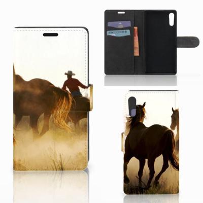 Sony Xperia XZ | Sony Xperia XZs | Telefoonhoesje | Met pasjeshouder | Design Cowboy