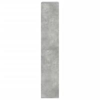 Boekenkast 100x33x175 cm bewerkt hout betongrijs - thumbnail