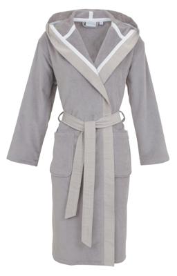 Carl Ross Carl Ross damesbadjas met capuchon 37310 platin/white M