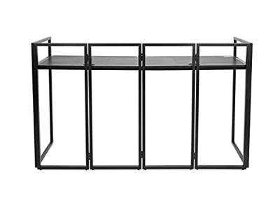 Omnitronic Large Mobile DJ Stand Mobiele DJ-tafel Aluminium, Textiel