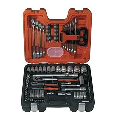 Bahco Doppenset 1/4" en 1/2" | lang en regulier | omkeerbare ratels | zeskant | inch-maten | inclusief ringsteeksleutelset - 92-delig - koffer - Bahco Doppenset 1/4" en 1/2" | lang en regulier | omkeerbare ratels | zeskant | inch-maten | inclusief ringsteeksleutelset - 92-delig - koffer -