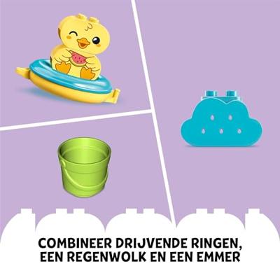 LEGO 10965 DUPLO Badspeelgoed: Drijvende Dierentrein, Badset voor baby's en kinderen vanaf 1,5 jaar met eend LEGO 10965 DUPLO Badspeelgoed: Drijvende Dierentrein, Badset voor baby's en kinderen vanaf 1,5 jaar met eend