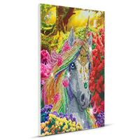 Crystal Art Diamond Painting Eenhoorn 50x40 cm - thumbnail