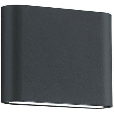 LED Tuinlamp Wandarmatuur 4W - Mat Antraciet Aluminium