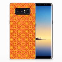 Samsung Galaxy Note 8 | TPU bumper | Batik Oranje - thumbnail