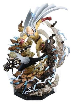 One-Punch Man Ultimate Premium Masterline Series Statue 1/4 Saitama & Genos DX Bonus Version 73 cm