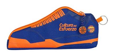 Alleshouder Valencia Basket M584 Blauw Oranje (24 x 10 x 2 cm)