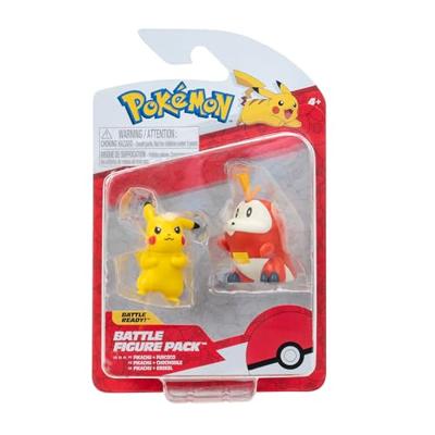 Pokemon Battle Figure Pack - Pikachu & Fuecoco