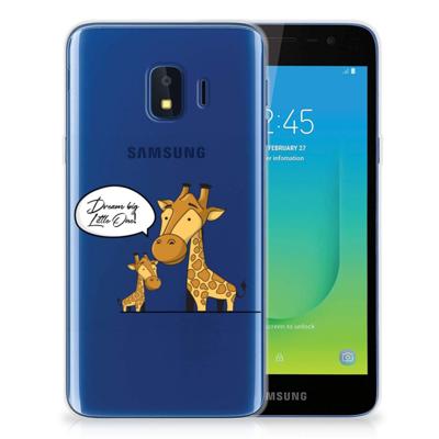 Samsung Galaxy J2 Core Telefoonhoesje met Naam Giraffe Samsung Galaxy J2 Core Telefoonhoesje met Naam Giraffe