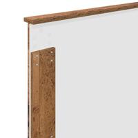 Bedframe met hoofdeinde Oudhout 90 x 200 cm Bewerkt hout - thumbnail