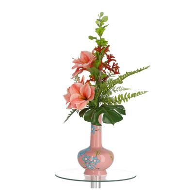 Handgebonden Kunstboeket Mia Oslo Roze