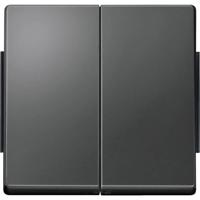 Merten 343514 Wisselschakelaar Afdekking AquaDesign Antraciet 1 stuk(s) - thumbnail