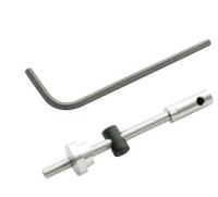 Falkx Trommelremkabel draadeind rvs zilver - thumbnail