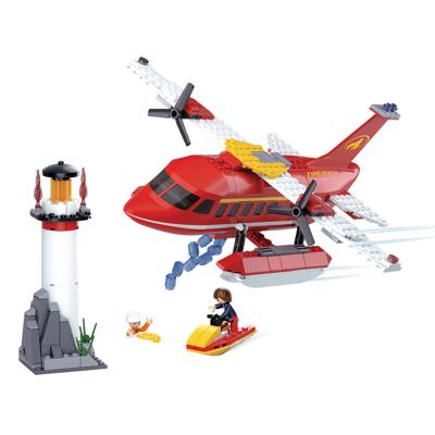 Sluban Fire-fighting Aircraft bouwstenen set
