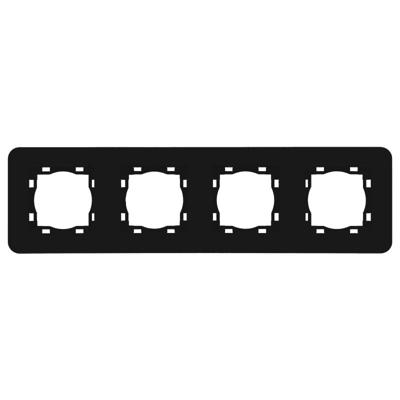 Wit Afdekraam 4 voudig ultra wit 8074UW ronde hoeken Eslohe