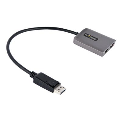 Adapter DisplayPort naar HDMI Startech MST14DP122HD Grijs 4K Zwart Zwart/Gris