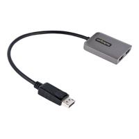 Adapter DisplayPort naar HDMI Startech MST14DP122HD Grijs 4K Zwart Zwart/Gris - thumbnail