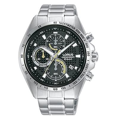 Lorus RM351HX9 Horloge Chronograaf staal zilverkleurig-zwart 44 mm Lorus RM351HX9 Horloge Chronograaf staal zilverkleurig-zwart 44 mm