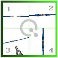 Quadrios 2107C406 Stootverbinder 0.25 mm² 6 mm² Volledig geïsoleerd Zwart, Transparant 920 stuk(s) - thumbnail