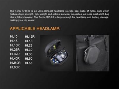 Fenix Light FEAPB20 Holster Zwart