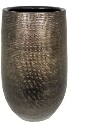 HS Potterie Tokio bloempot keramiek 28x60cm goud