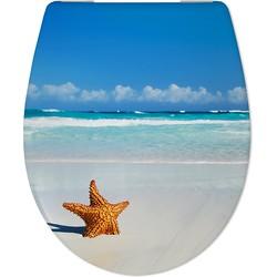 Saqu toiletbril met softclose en quickrelease 36,6x42,9cm multi