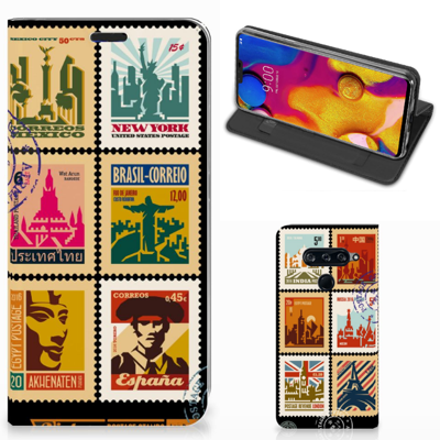 LG V40 Thinq | Book Cover | Postzegels LG V40 Thinq | Book Cover | Postzegels