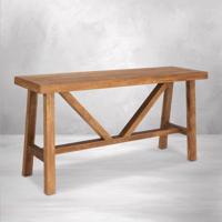 DTP Home Sidetable 'Monastery' Teakhout, 150cm - thumbnail